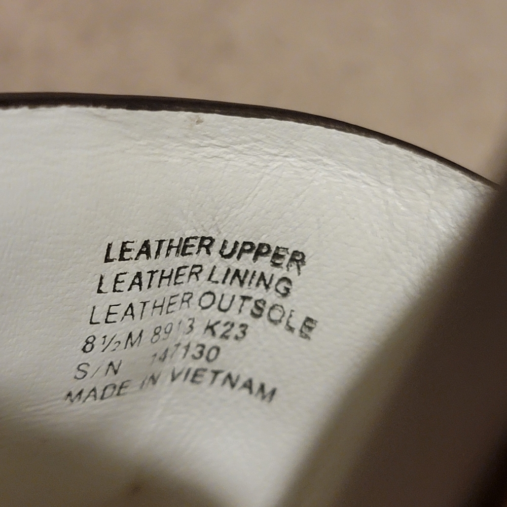 Tory Burch Ines Goat Leather Mule Heeled Sandal Gardenia/White Size 8.5 - Picture 11 of 12